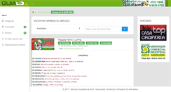 Desktop Screenshot of guialinhadireta.com.br